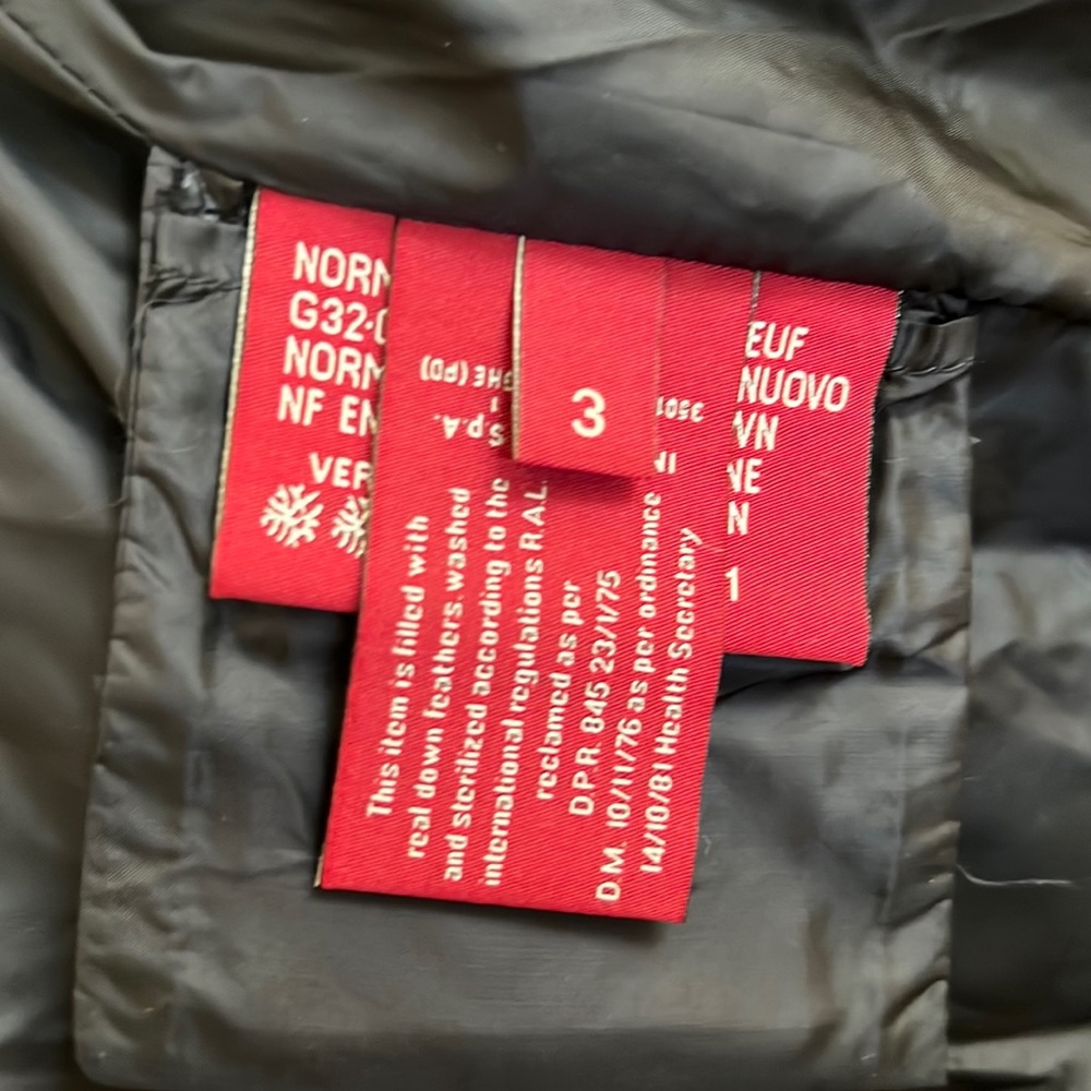 Authentic Moncler Gamme Rouge Black Down Jacket